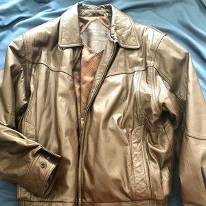 Men's Leather Jacket ROUNDTREE & YORKE S